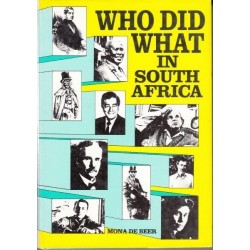 Who Did What In South Africa (Hardcover)
